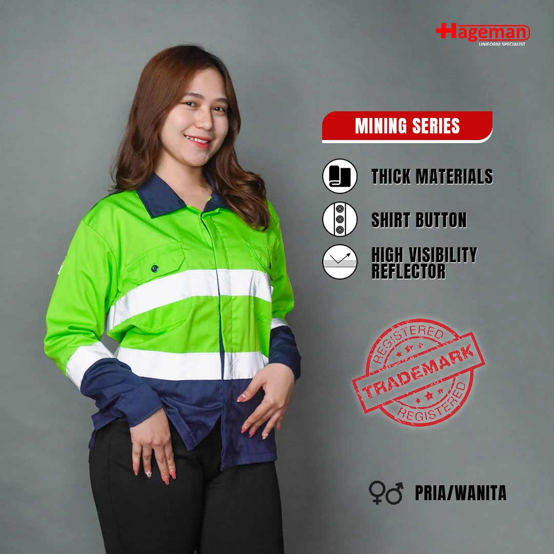 Wearpack Mining HG Hijau Stabilo-Navy