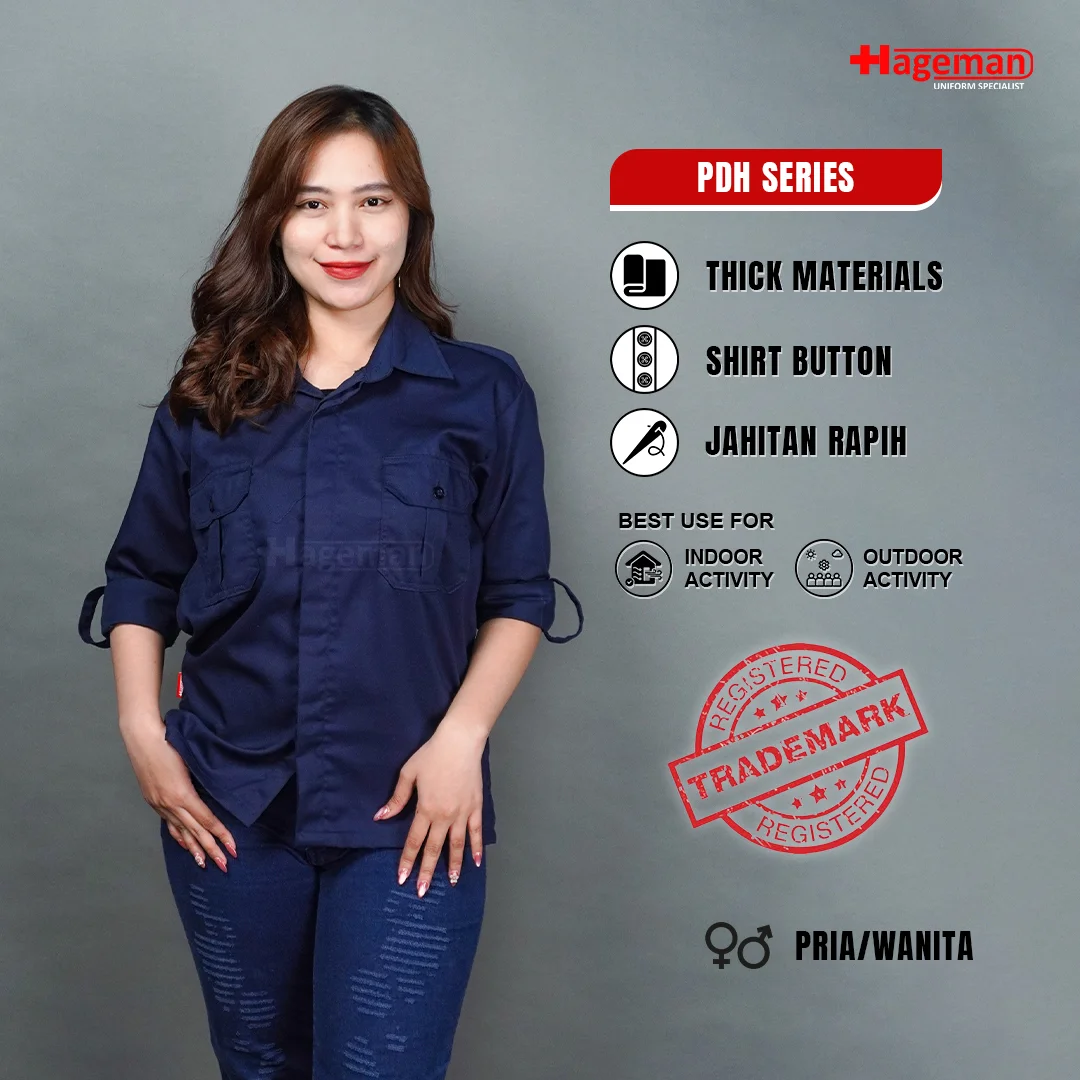 Baju PDH HG Navy