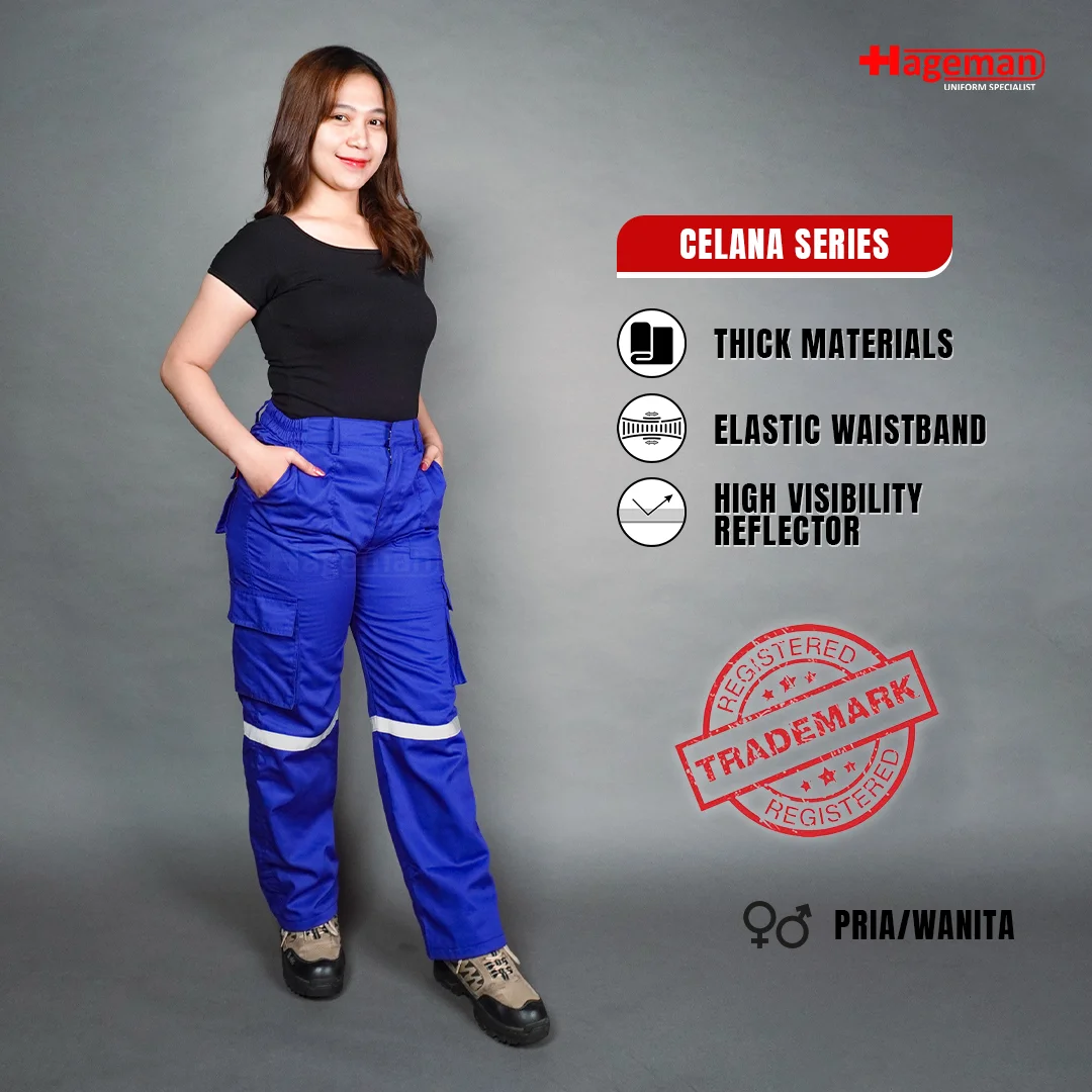 Celana Safety HG Biru Benhur