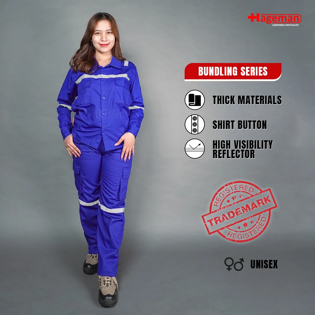 Wearpack Safety Setelan HG Biru Benhur